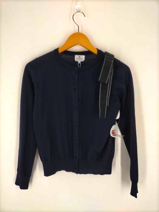 LANVIN en Bleu（ランバンオンブルー） ロングリボンカーディガン レディース トップス
