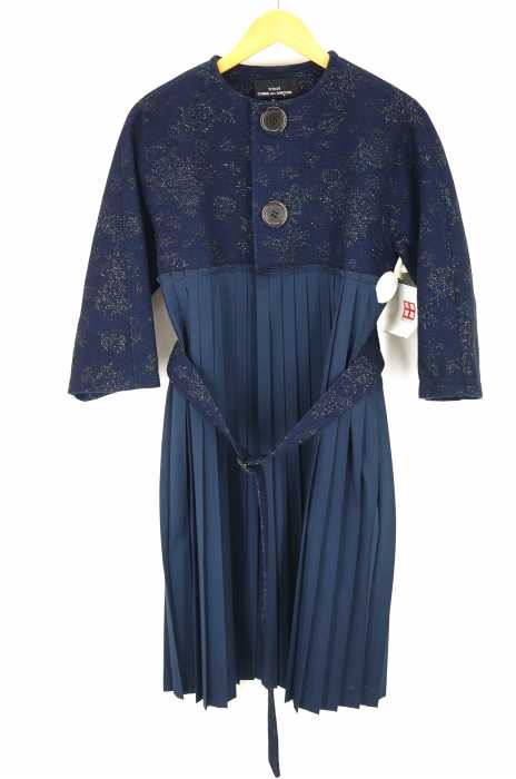 tricot COMME des GARCONS （トリココムデギャルソン） 18SS LOOK15 プリーツドッキングコート レディース アウター