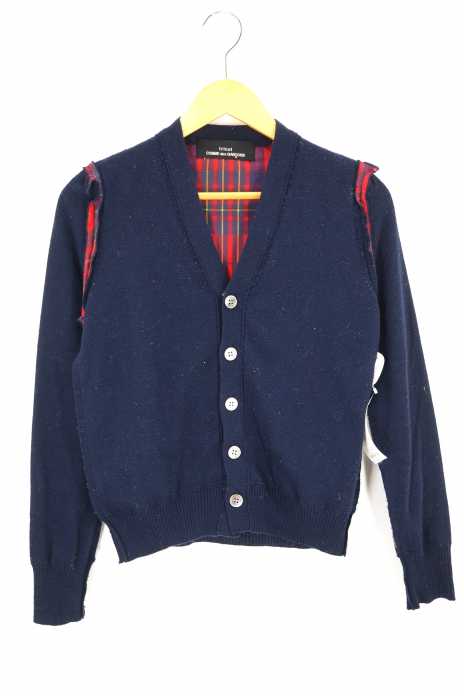 tricot COMME des GARCONS （トリココムデギャルソン） AD2005 リバースチェックカーディガン レディース トップス