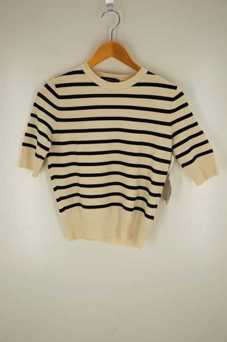 ZARA KNIT（ザラニット） 半袖ボーダーニット レディース トップス
