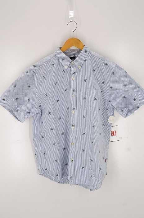 STUSSY （ステューシー） スカルストライプ半袖シャツ メンズ トップス