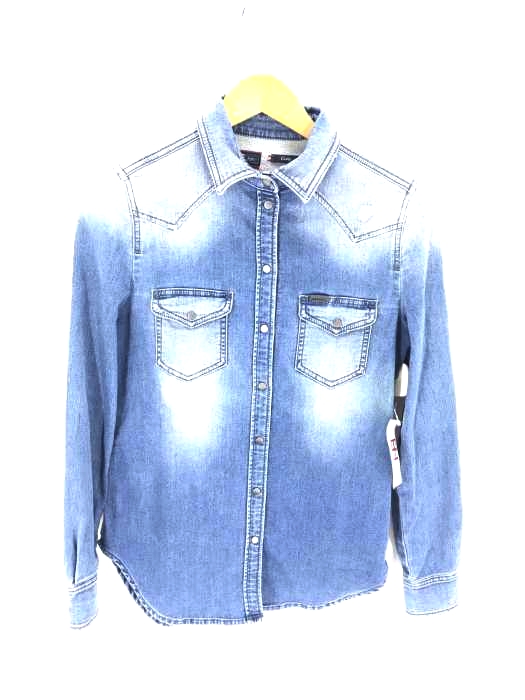 DIESEL（ディーゼル） ダメージデニムシャツ レディース トップス