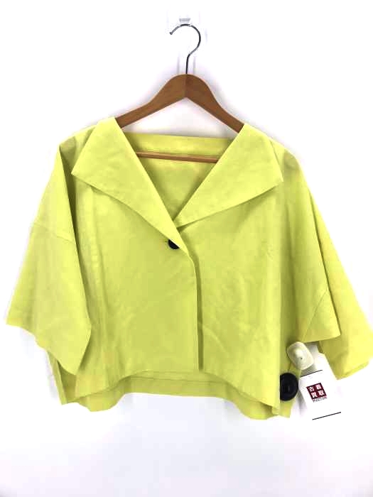 ISSEY MIYAKE（イッセイミヤケ） リネンショートスリーブドルマンシャツ レディース トップス
