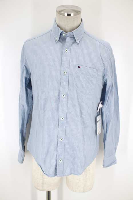 TOMMY HILFIGER （トミーヒルフィガー） ストライプ長袖シャツ メンズ トップス