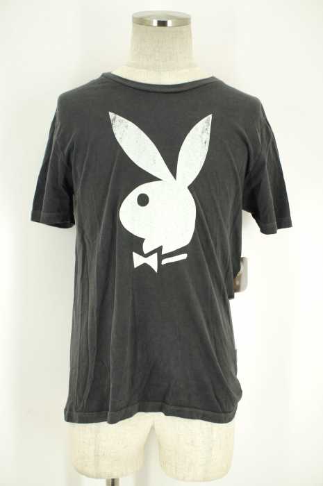 HYSTERIC GLAMOUR×PLAYBOY （ヒステリックグラマー×プレイボーイ） プリントTシャツ メンズ トップス