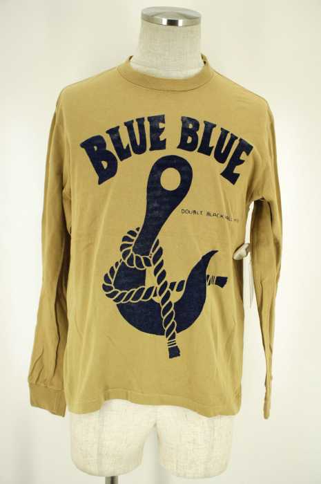 BLUE BLUE （ブルーブルー） ワッペン付きロングTシャツ メンズ トップス
