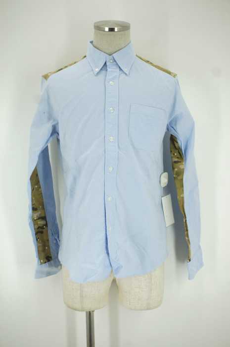 SOPHNET. （ソフネット） CAMOUFLAGE PANEL B.D SHIRT　シャツ メンズ トップス