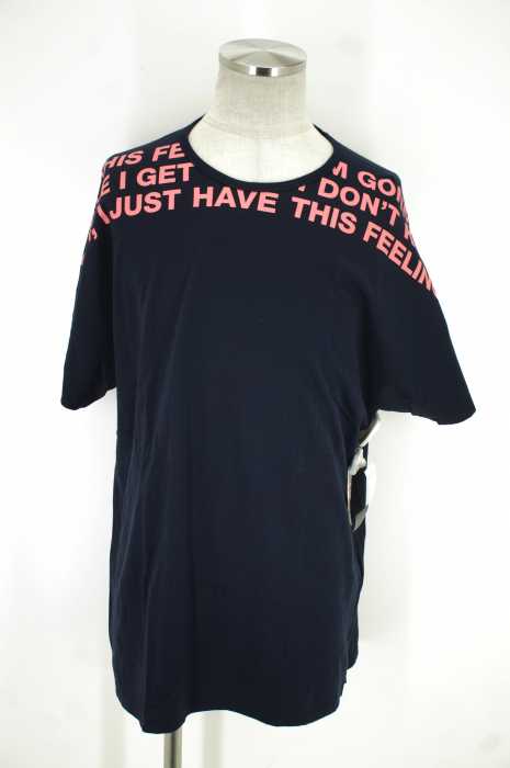 LAD MUSICIAN (ラッドミュージシャン) メッセージプリントビッグTシャツ メンズ トップス