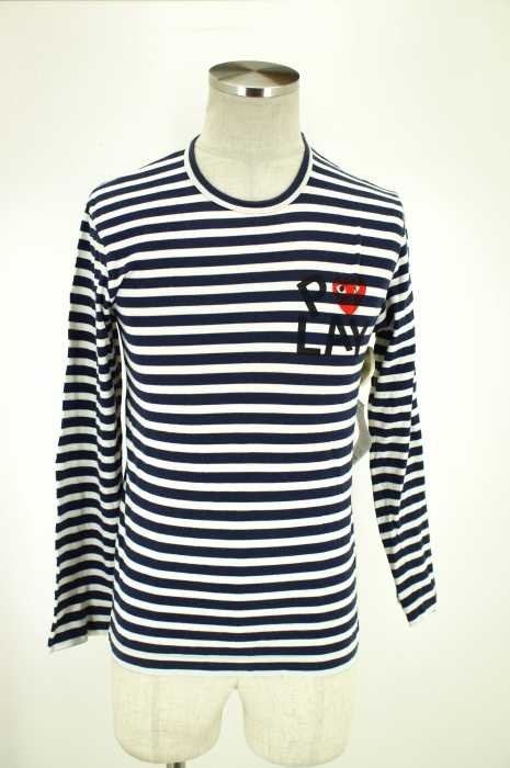 PLAY COMME des GARCONS （プレイコムデギャルソン） AD2006 PLAY ボーダーカットソー レディース トップス