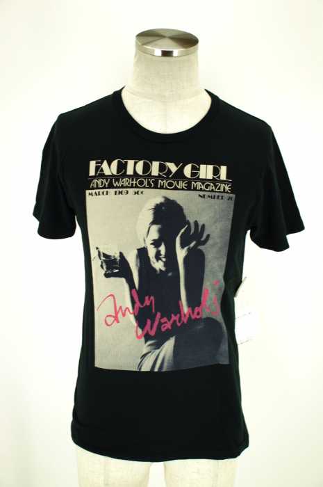 andy warhol by HYSTERIC GLAMOUR (アンディウォー ホル バイ ヒステリックグラマー)3 13AW プリントTシャツ メンズ トップス