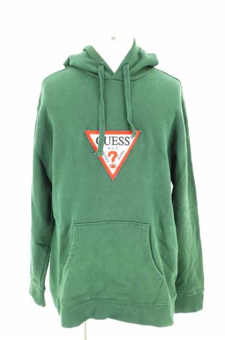 GUESS (ゲス) ロゴワッペンパーカー メンズ トップス