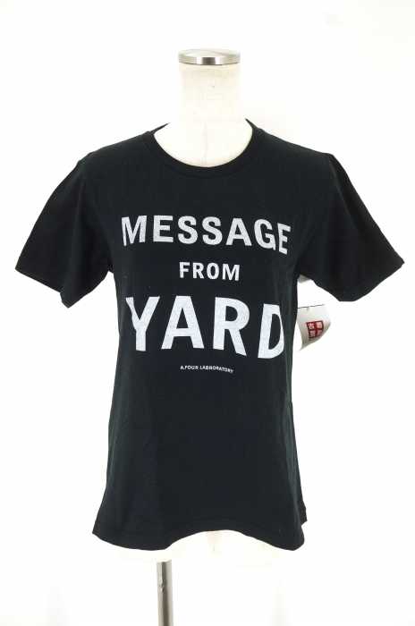 A.FOUR Labs  （エーフォーラブス） メッセージプリントTシャツ メンズ トップス