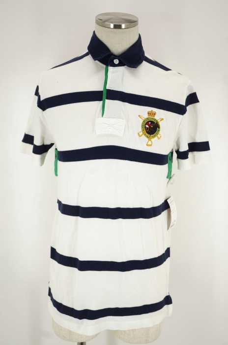 Polo by RALPH LAUREN （ポロバイラルフローレン） ボーダー半袖ラガーポロシャツ メンズ トップス