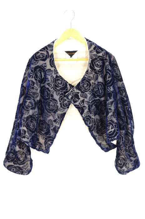 COMME des GARCONS （コムデギャルソン） 96AW LOOK12 ベロアローズフロッキープリント 中綿入り レディース トップス