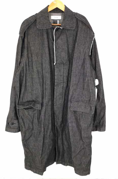 FACETASM （ファセッタズム） CUT DENIMxCHECK COAT メンズ アウター