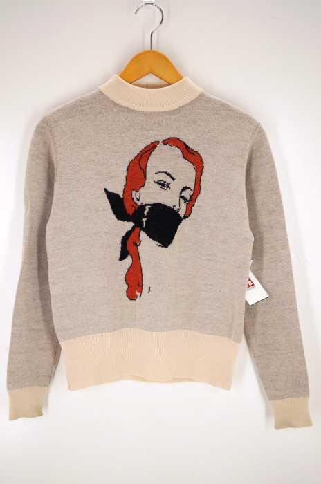 G.V.G.V. （ジーヴィジーヴィ） John Willie JAQUARD ROUND NECK KNIT 