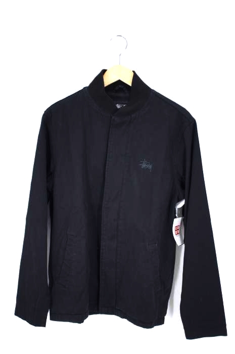 Stussy（ステューシー） GEAR  フロントロゴ刺繍比翼ブルゾンジャケット メンズ アウター
