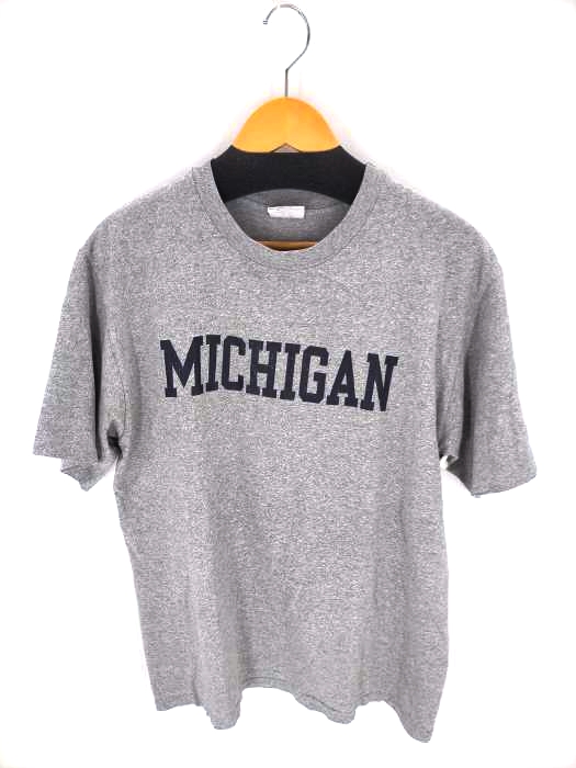 THE COTTON EXCHANGE( フルギ) 90S USA製 MICHIGAN カレッジロゴプリント ヘビーオンス 霜降りTシャツ メンズ トップス