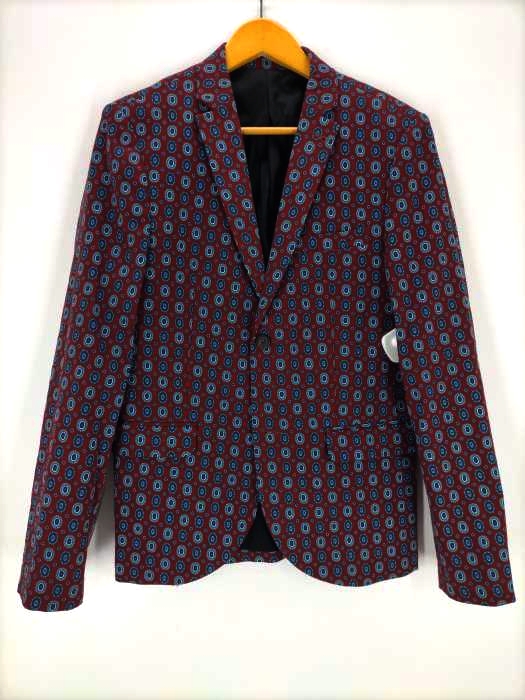 TOPMAN(トップマン) 総柄シングルテーラードジャケット メンズ アウター