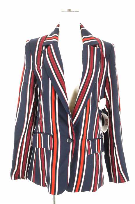 H M エイチアンドエム ストライプテーラードジャケット レディース アウター ブランド古着買取販売バズストア