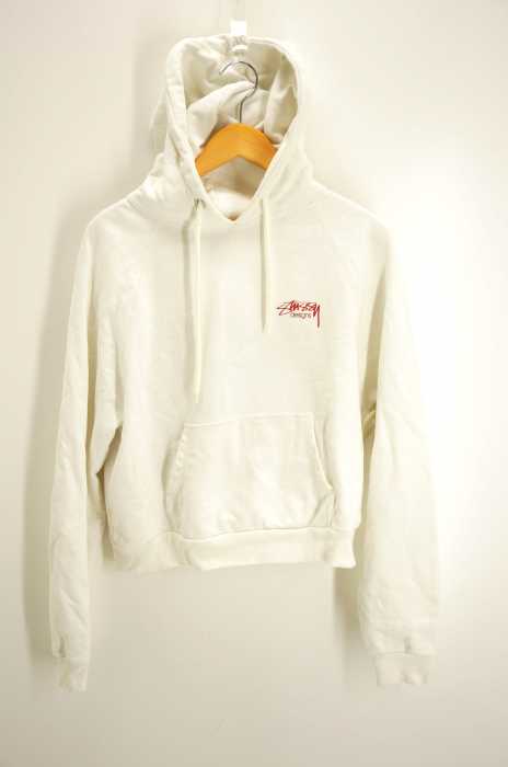 STUSSY （ステューシー） Designs Hoodie  ロゴプリントプルオーバーパーカー レディース トップス