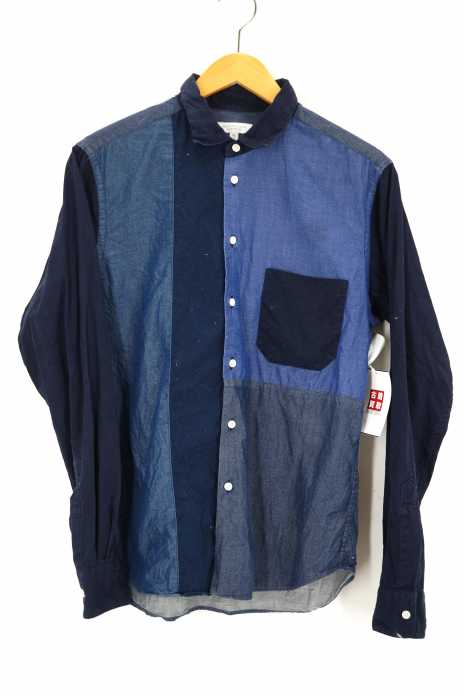 BEAUTY & YOUTH UNITED ARROWS  （ビューティーアンドユースユナイテッドアローズ） パネルクレイジー レギュラーカラーシャツ メンズ トップス