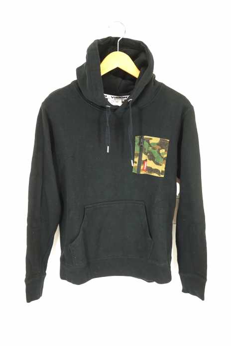 VISION STREET WEAR（ヴィジョンストリートウェア） カモフラジップポケットプルオーバーパーカー メンズ トップス
