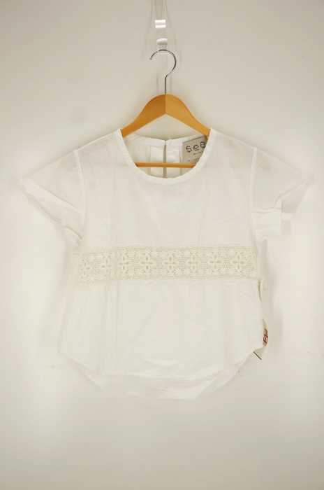 sea new york(シーニューヨーク) 14SS レース切替ブラウス レディース トップス