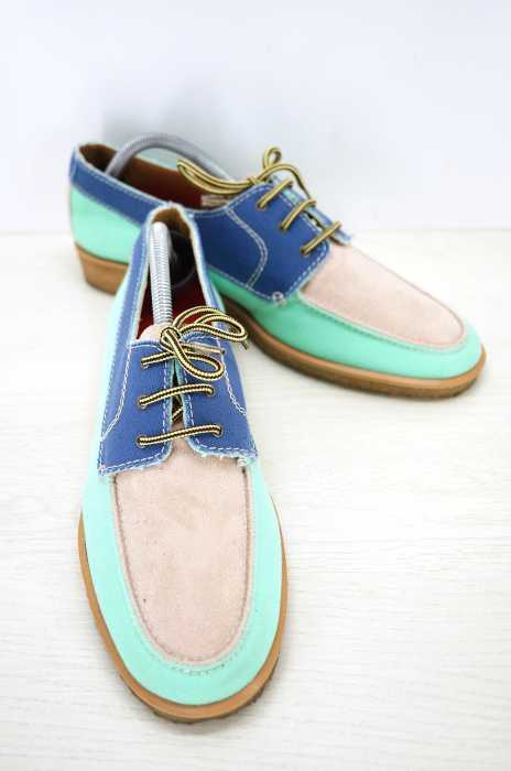 Good Guys グッドガイズ マルチカラーレザー切替モカシンシューズ メンズ シューズ ブランド古着買取販売バズストア