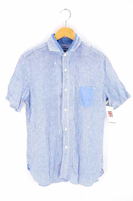 JUNYA WATANABE COMME des GARCONS MAN（ジュンヤワタナベコムデギャルソンマン） AD2012 ワイドカラーリネンシャツ メンズ トップス