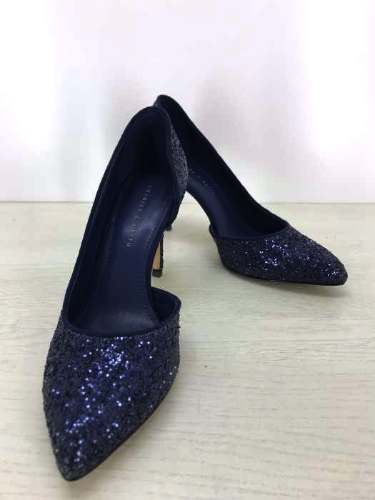 CHARLES & KEITH（チャールズキース） グリッターセパレートハイヒール レディース シューズ
