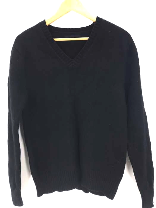 jun hashimoto(ジュンハシモト) ELBOW PATCH NECK KNIT メンズ トップス