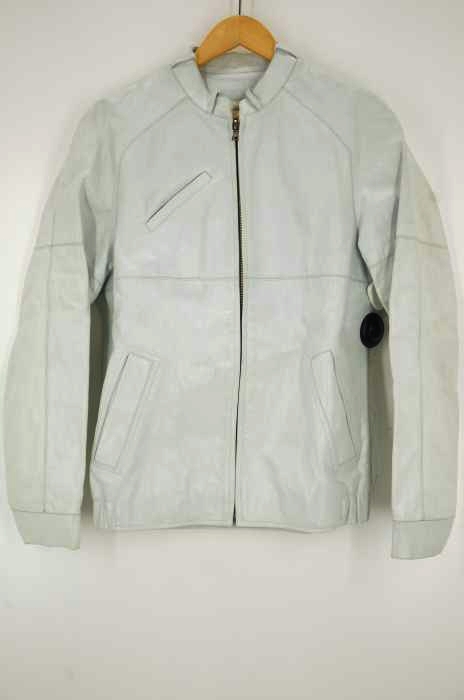 A.P.C.（アーペーセー） カウレザーシングルライダースジャケット メンズ アウター