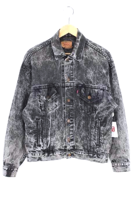 Levis（リーバイス） 90s ボタン裏715 ケミカルウォッシュ デニムジャケット メンズ アウター