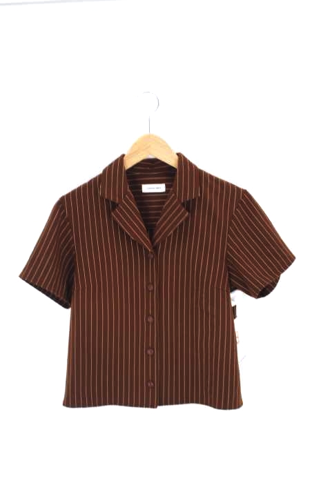 LAGUA GEM(ラグアジェム) STRIPE CROPPERD SH レディース トップス