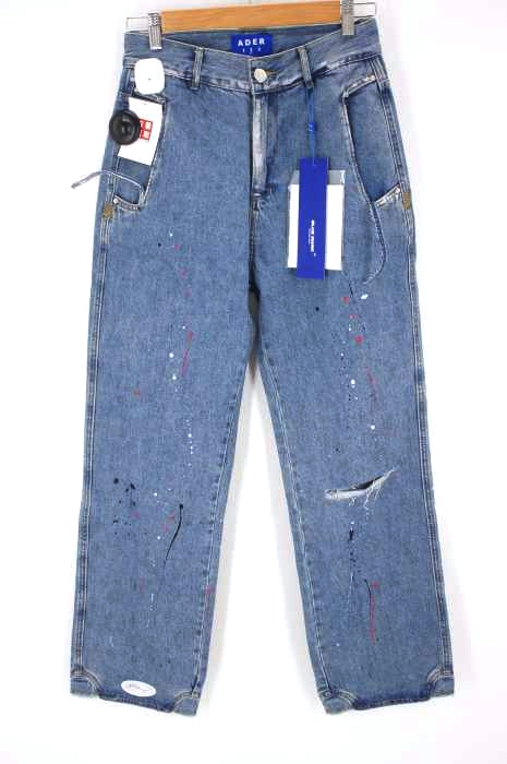 ADER error（アダーエラー） ペイント加工デニムパンツ メンズ パンツ