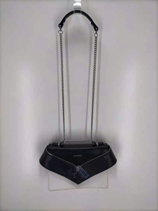DIESEL（ディーゼル） LE-ZIPPER レザーチェーンショルダバック レディース バッグ