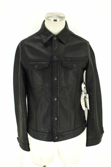 HYSTERIC GLAMOUR (ヒステリックグラマー) スナップボタンレザージャケット メンズ アウター