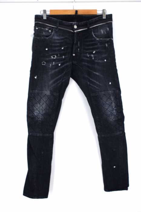 DSQUARED2 （ディースクエアード） 2015 クラッシュ加工デニムパンツ メンズ パンツ