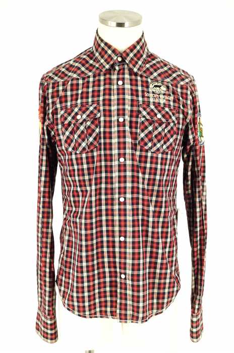 SCOTCH&SODA （スコッチアンドソーダ） チェック柄ウエスタンシャツ メンズ トップス