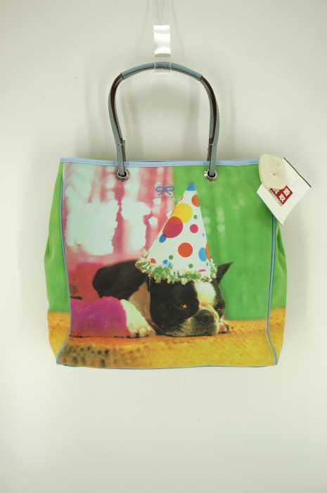 ANYA HINDMARCH （アニヤハインドマーチ） ドッグプリント ハンドバッグ レディース バッグ