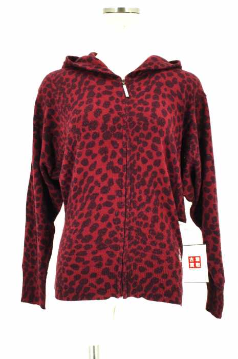HYSTERIC GLAMOUR （ヒステリックグラマー） レオパード柄ジップアップパーカー レディース トップス