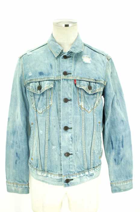 Levi's (リーバイス) クラッシュ加工 メンズ アウター