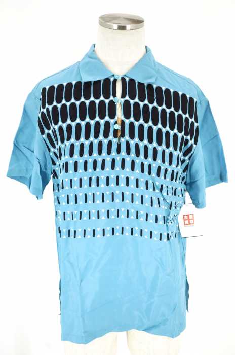 STAR OF HOLLYWOOD（スターオブハリウッド） High Density Rayon ELVIS DOTS(PULLOVER SHIRT)　エルヴィスドットレーヨンシャツ メンズ トップス