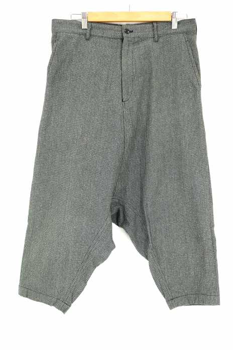 BLACK COMME des GARCONS (ブラックコムデギャルソン) AD2015 アンクル丈サルエルパンツ メンズ パンツ