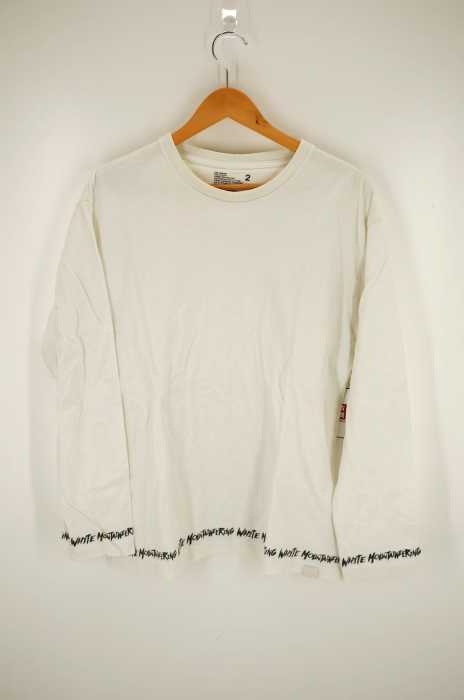 WHITE MOUNTAINEERING(ホワイトマウンテニアリング) HEM PRINTED LONG SLEEVE PULLOVER メンズ トップス