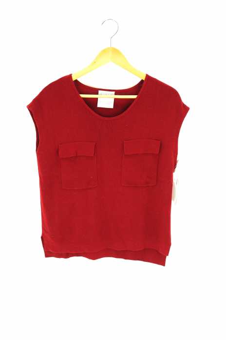 BLAN CHIC（ブランシック） PROPORTION BODY DRESSING ポケット ニットベスト レディース トップス