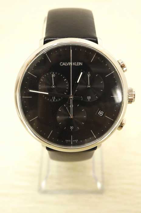 CALVIN KLEIN (カルバンクライン) レザークオーツウォッチ メンズ 腕時計