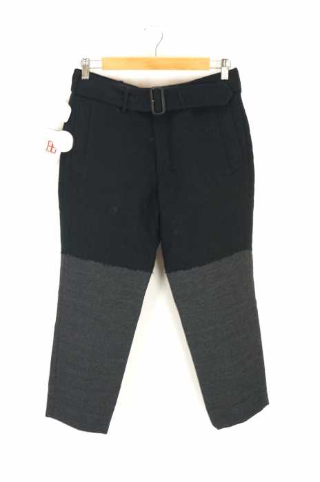 doublet（ダブレット） 13AW ベルテッド切替ウールスラックス メンズ パンツ