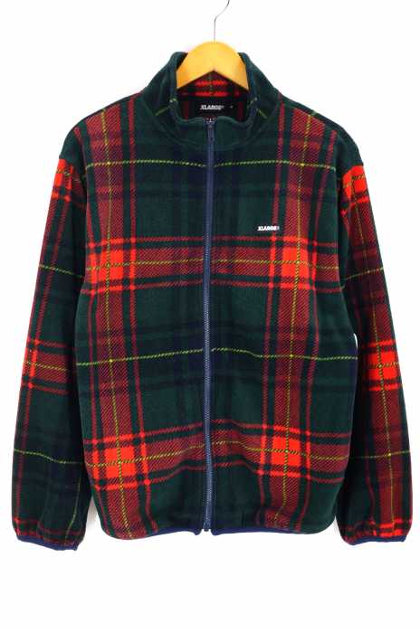 XLARGE（エクストララージ） FULLZIPPED CHECK FLEECE メンズ アウター